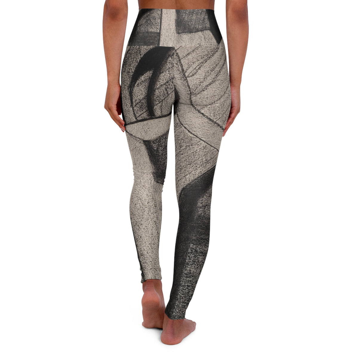 Elefant - High Waisted Yoga Leggings (AOP)