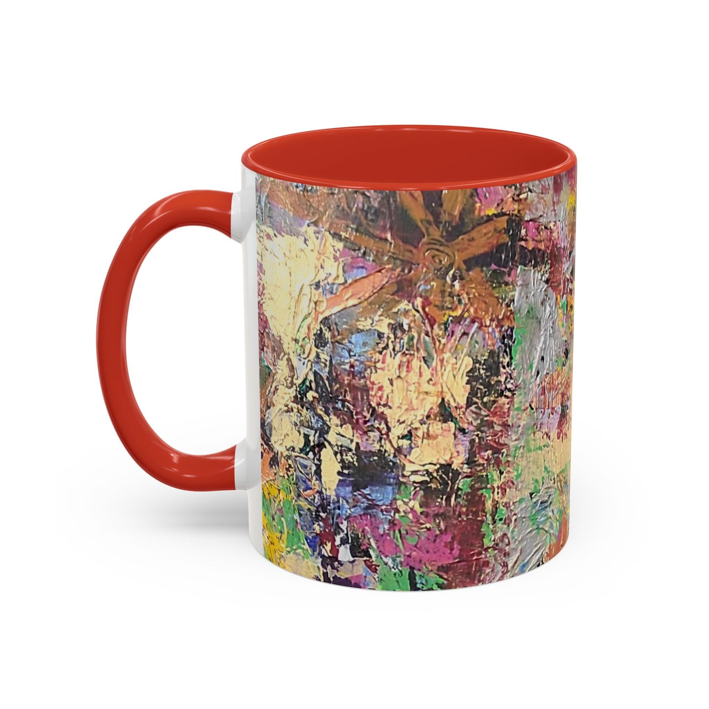 Autumn Starburst - Accent Coffee Mug (11, 15oz)