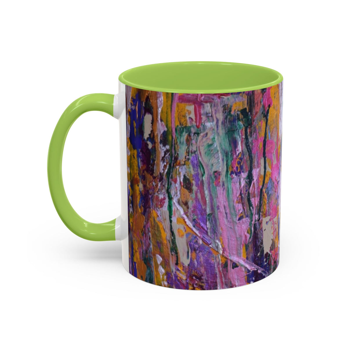 Hidden Garden — Original Art Accent Ceramic Mug, 11oz